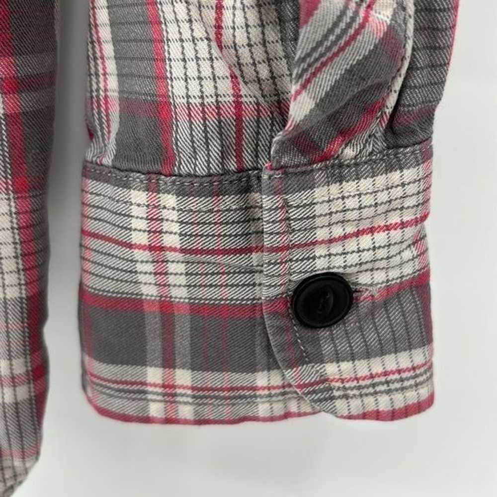 Lucky Brand Lucky Brand Jeans Plaid Long Button-D… - image 7