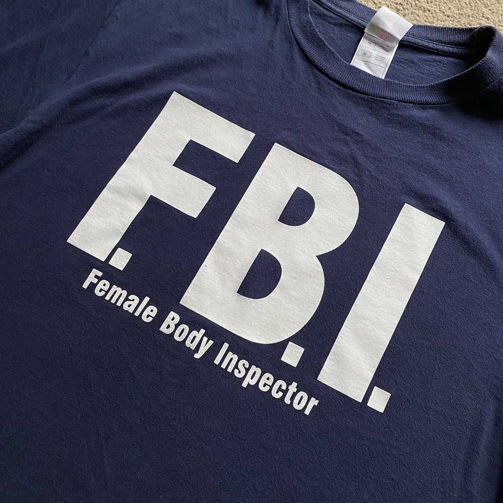 Humor × Tee × Vintage Vintage 90s y2k FBI Female … - image 2