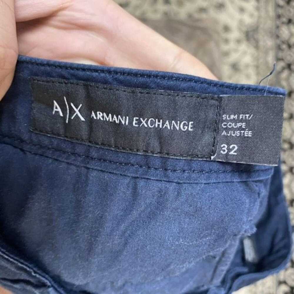 Armani Exchange Armani Exchange slim fit blue tro… - image 4