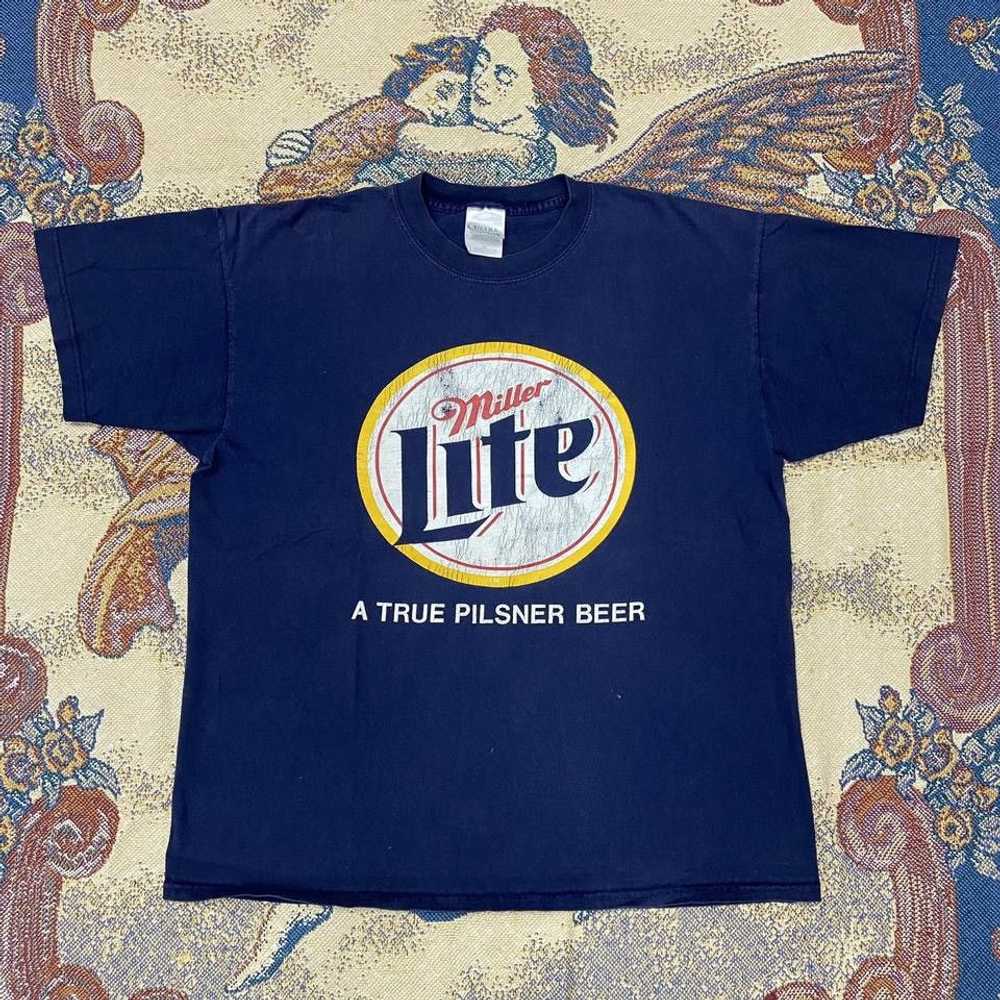 Streetwear × Vintage Vintage Miller Lite A True P… - image 1