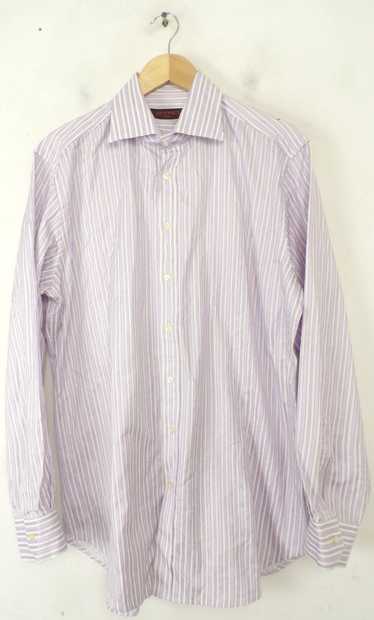 Etro Etro Milano Light Purple & White Striped Dres