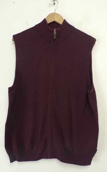 Izod Izod Golf Maroon Sweater Vest