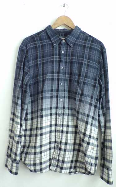 Hugo Boss Hugo Boss Blue White Yellow Plaid Ombre 