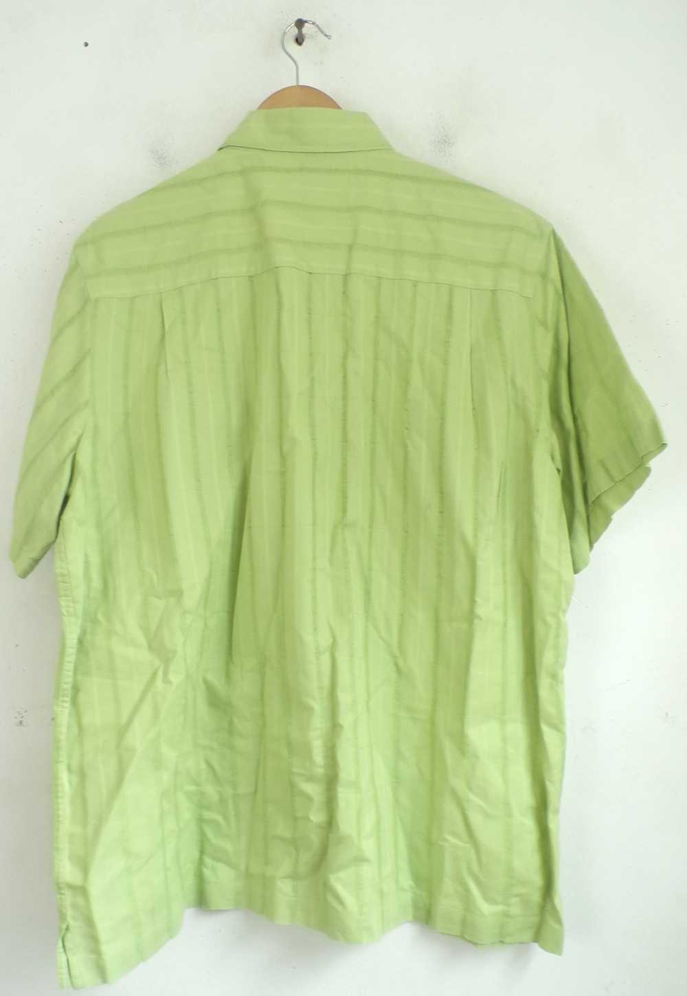 Perry Ellis Perry Ellis Lime Green Button Down Sh… - image 4