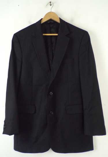 Jos. A. Bank Jos. A. Bank Black Pinstriped Wool Bl