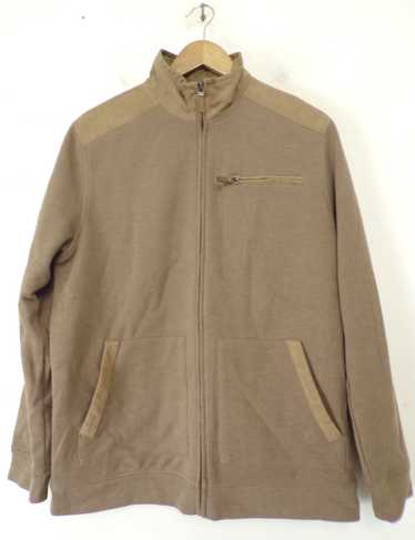 Tasso Elba Tasso Elba Light Brown Elbow Patch Zip 