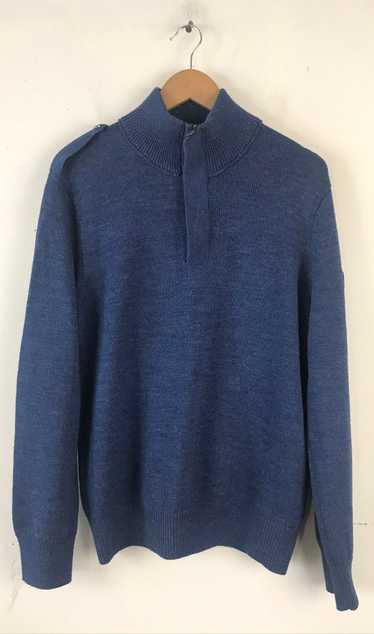 Banana Republic Banana Republic Blue Quarter Zip W