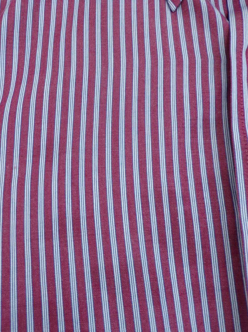 Izod Izod Red Blue & White Striped Button Down Dr… - image 3