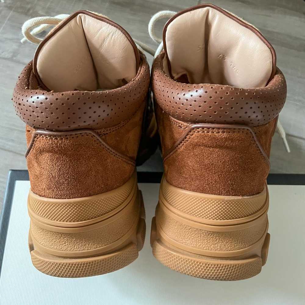 Gucci Flashtrek leather trainers - image 5