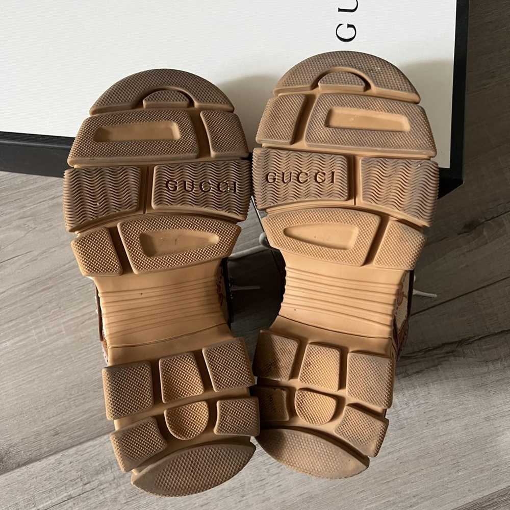 Gucci Flashtrek leather trainers - image 9