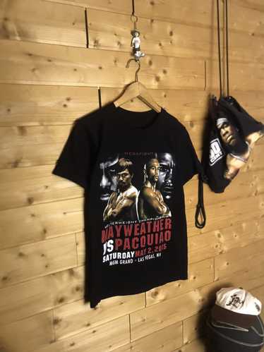 Streetwear × Vintage Mayweather vs Paquaio t-shirt - image 1