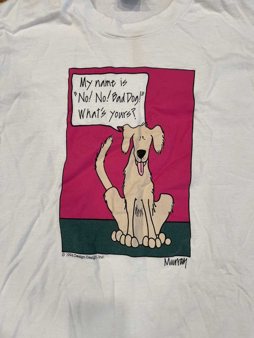 Hanes Vintage 90s Bad Dog Murray Funny Comic Stri… - image 2