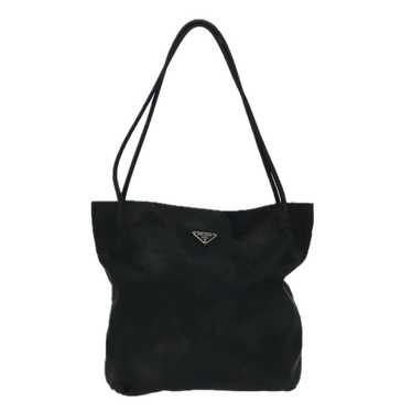 Prada Tessuto Black Synthetic Tote Bag (Pre-Owned)