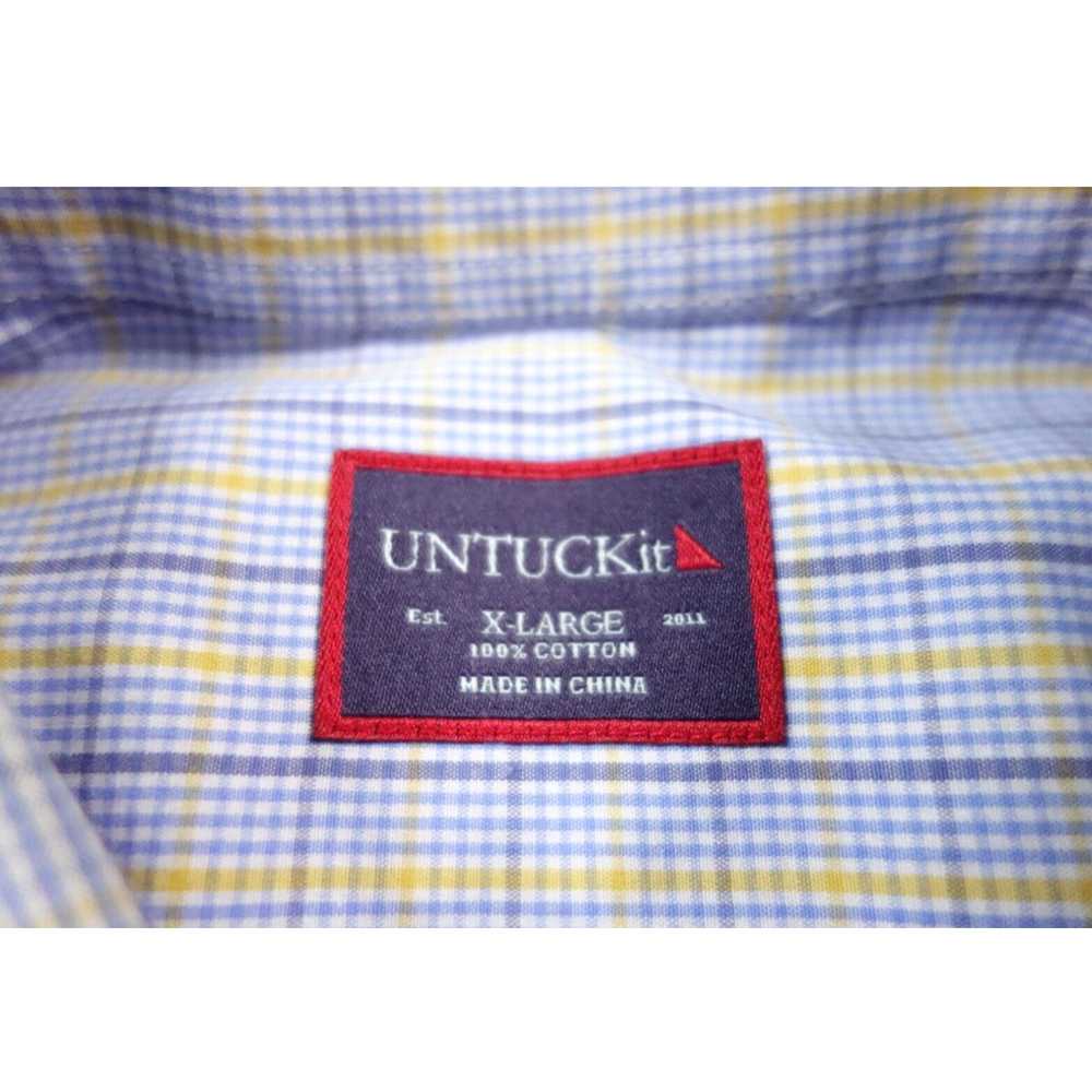 UNTUCKit UNTUCKit Shirt Mens XL Blue Button Down … - image 3