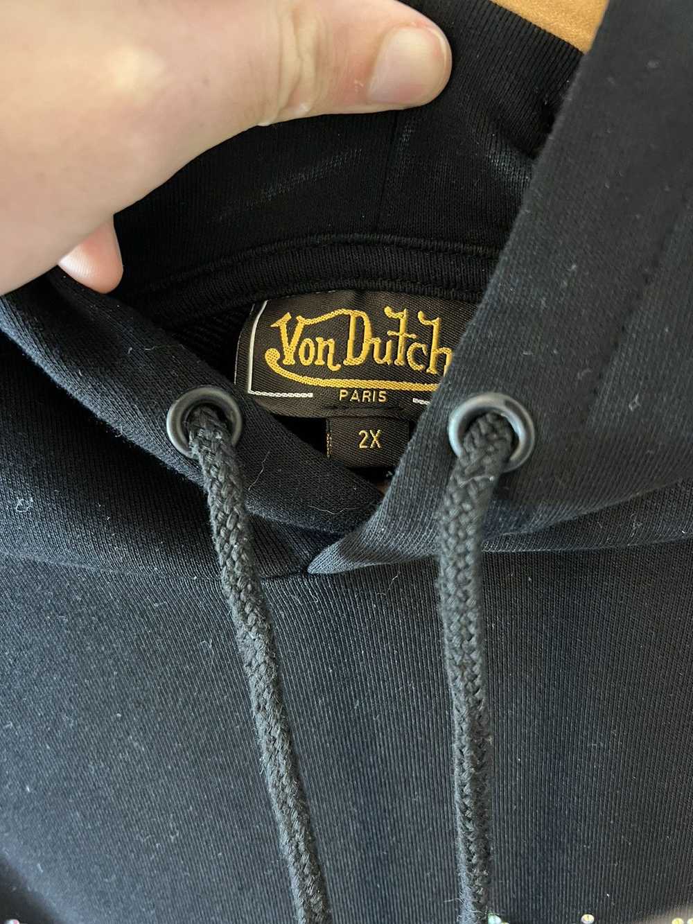 Von Dutch Von Dutch Rhinestone Hoodie Black - image 2