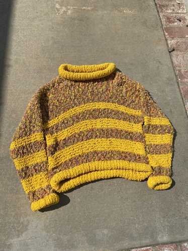 Handmade × Vintage VINTAGE 1970’s Hand-Knit Stripe