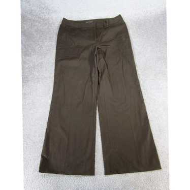 Vintage Beautiful Brown Cotton Wide Leg Trousers … - image 1