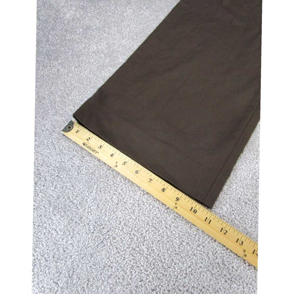 Vintage Beautiful Brown Cotton Wide Leg Trousers … - image 5