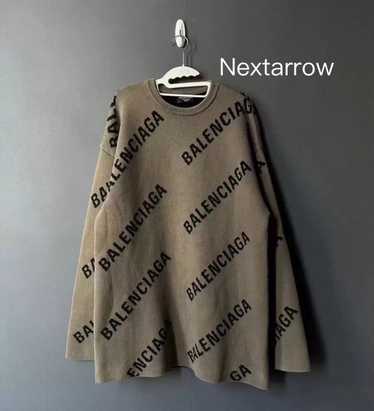 Balenciaga Balenciaga Brown Bullet Curtain Sweater