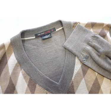 Nike Authentic Luxury Argyle Checks V Neck Sweate… - image 1