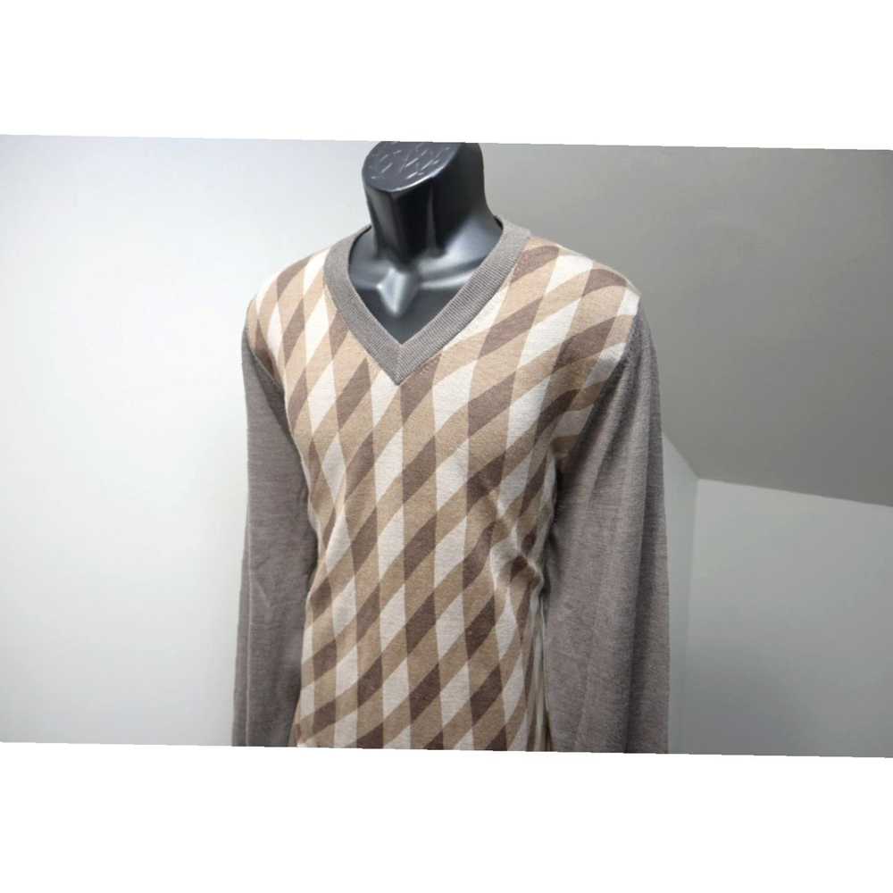 Nike Authentic Luxury Argyle Checks V Neck Sweate… - image 4