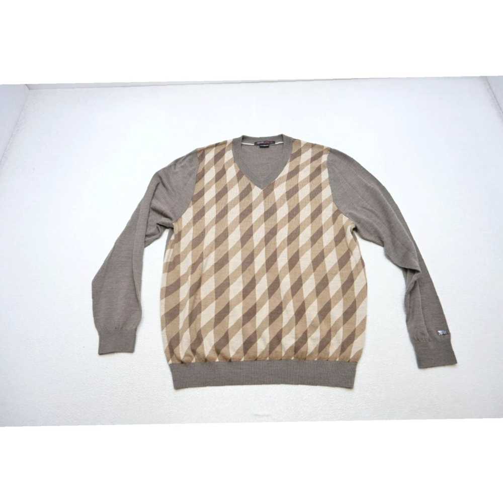 Nike Authentic Luxury Argyle Checks V Neck Sweate… - image 6