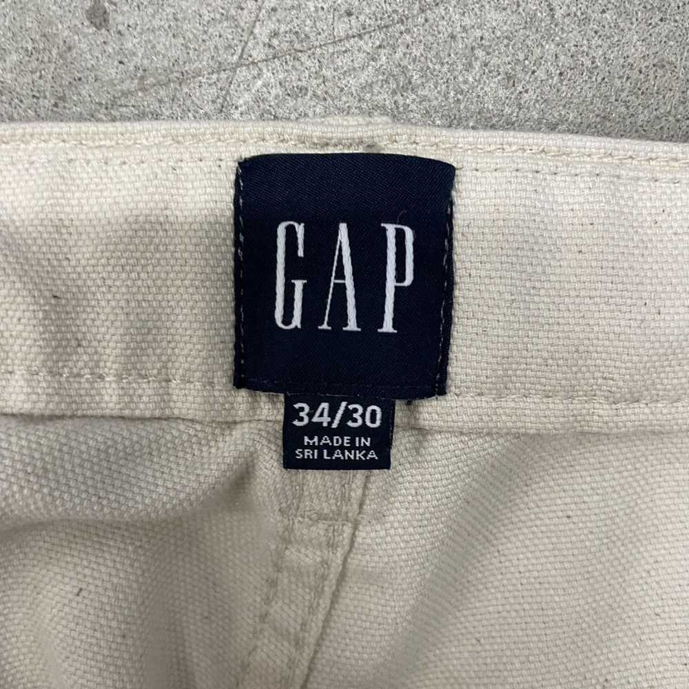 Gap × Streetwear × Vintage Gap natural canvas dou… - image 5