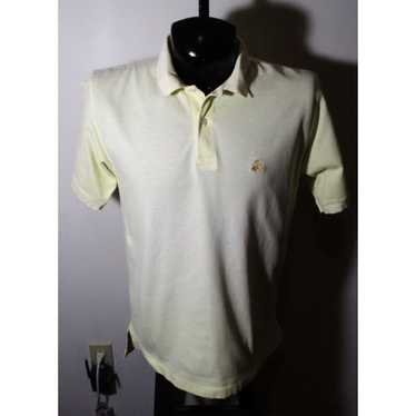 Brooks Brothers Authentic Luxury Mens Yellow Golde