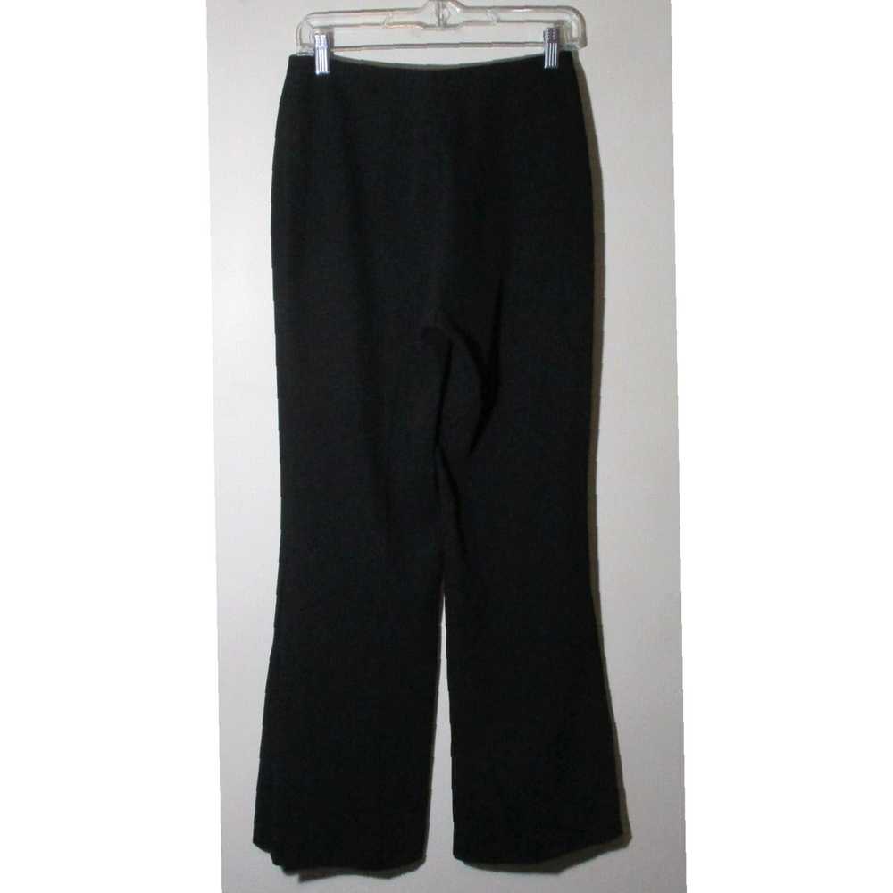 Vintage Black Pleated Hem Elegant Dress Pants for… - image 4