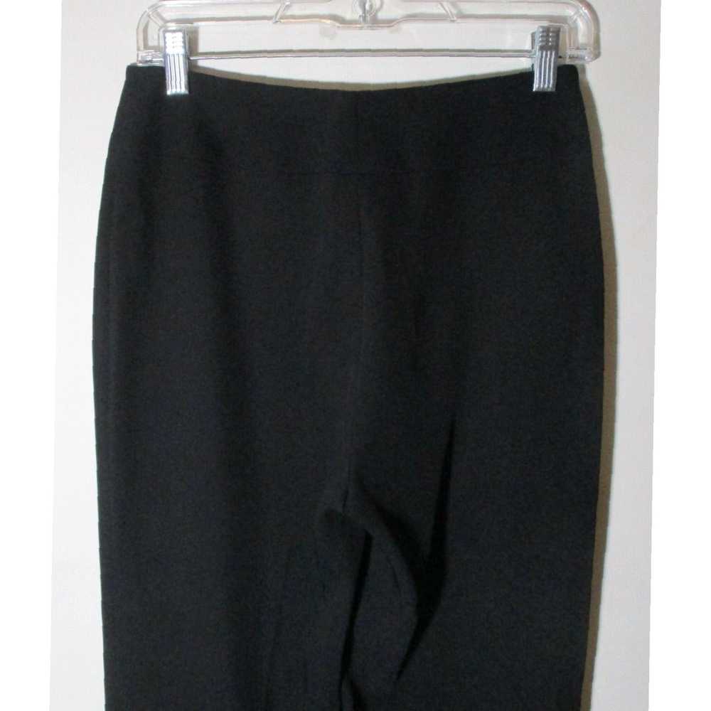 Vintage Black Pleated Hem Elegant Dress Pants for… - image 5