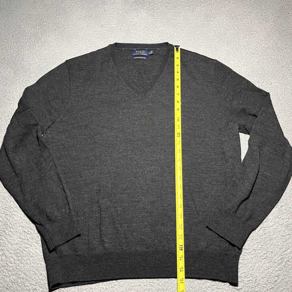 Polo Ralph Lauren Luxurious Gray Merino Wool Prep… - image 2