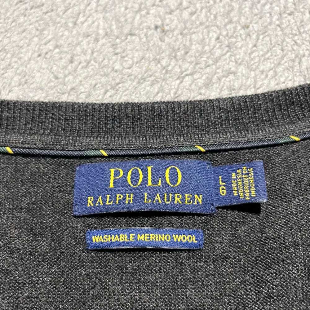 Polo Ralph Lauren Luxurious Gray Merino Wool Prep… - image 7