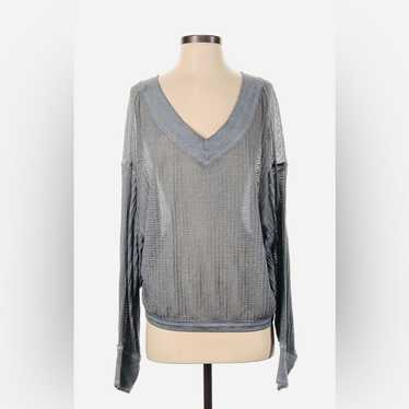 Designer We The Free Stylish V-Neck Oversized Swe… - image 1