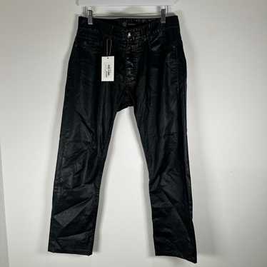 Versace Versace Waxed Black Jeans Size 32 - image 1