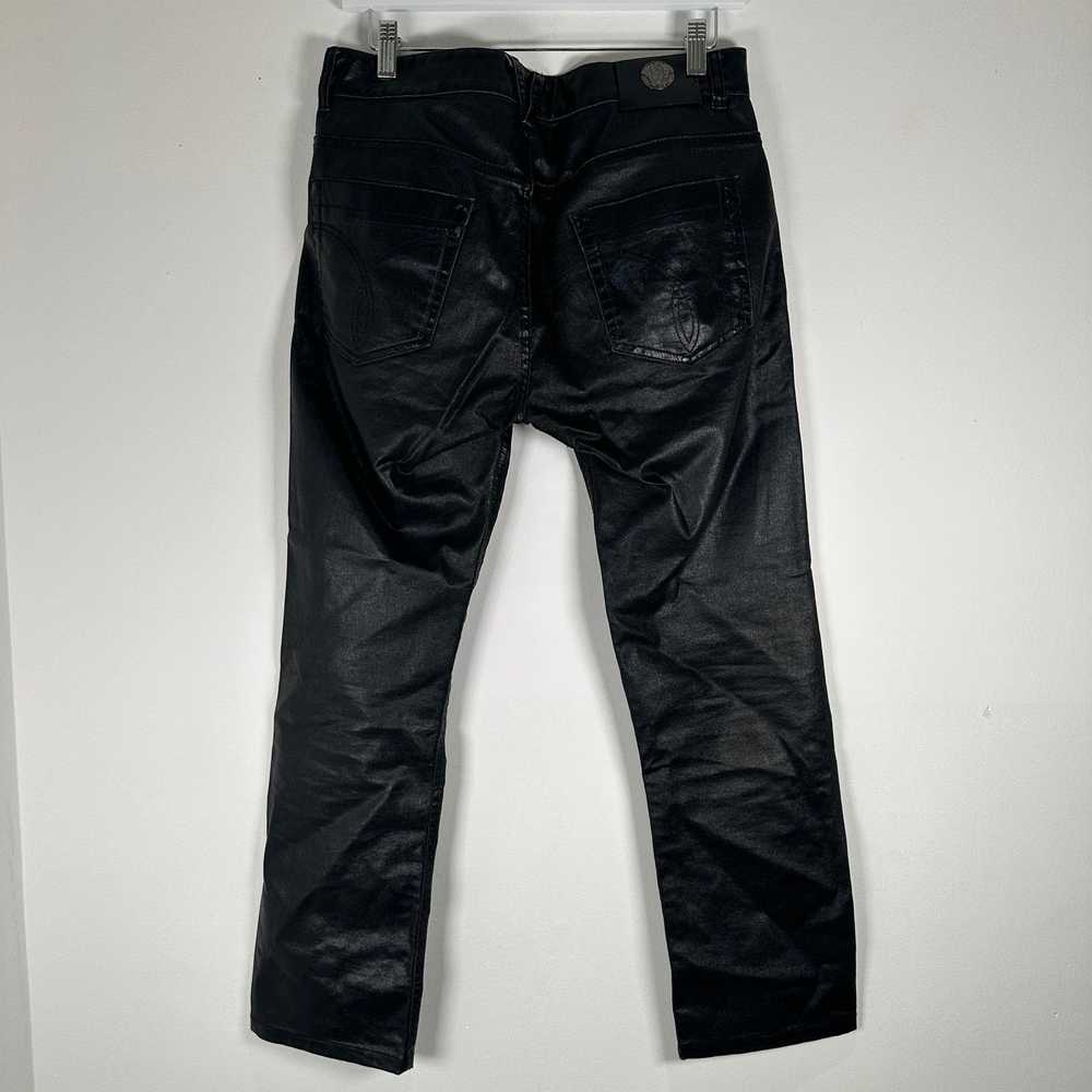 Versace Versace Waxed Black Jeans Size 32 - image 2