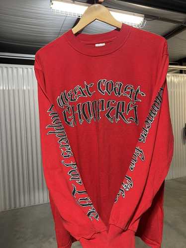 90s USA製 west coast choppers ロングスタジャン