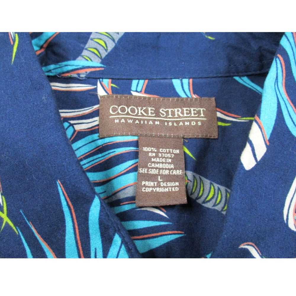 Vintage Cooke Street Shirt Mens Large Blue Button… - image 2