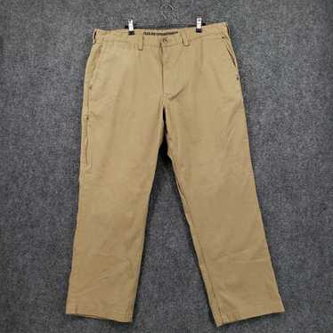 Vintage Mens 40x30 Beige Flex Ballroom Chino Khaki