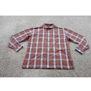 Prana Prana Shirt Mens XXL Red Plaid Button Up Pl… - image 1