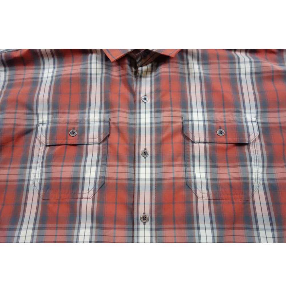 Prana Prana Shirt Mens XXL Red Plaid Button Up Pl… - image 3