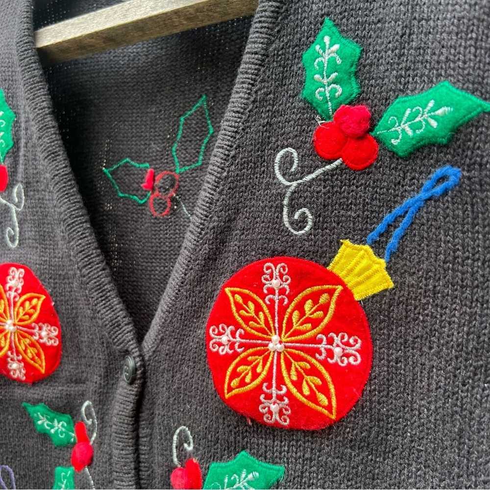 Vintage Ugly Christmas Ornaments Baubles Sweater … - image 4