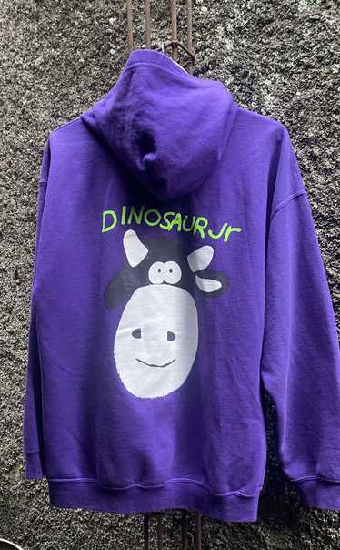 Band Tees × Vintage Vintage Dinosaur Jr cow zip Ho