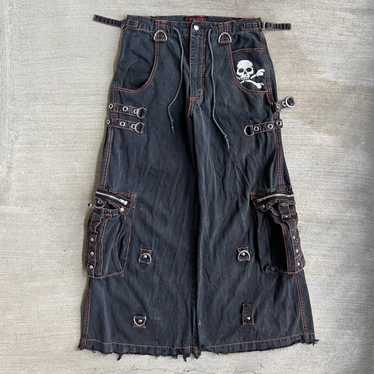 Tripp Nyc Vintage Y2K Tripp NYC Skull Raver Pants - image 1