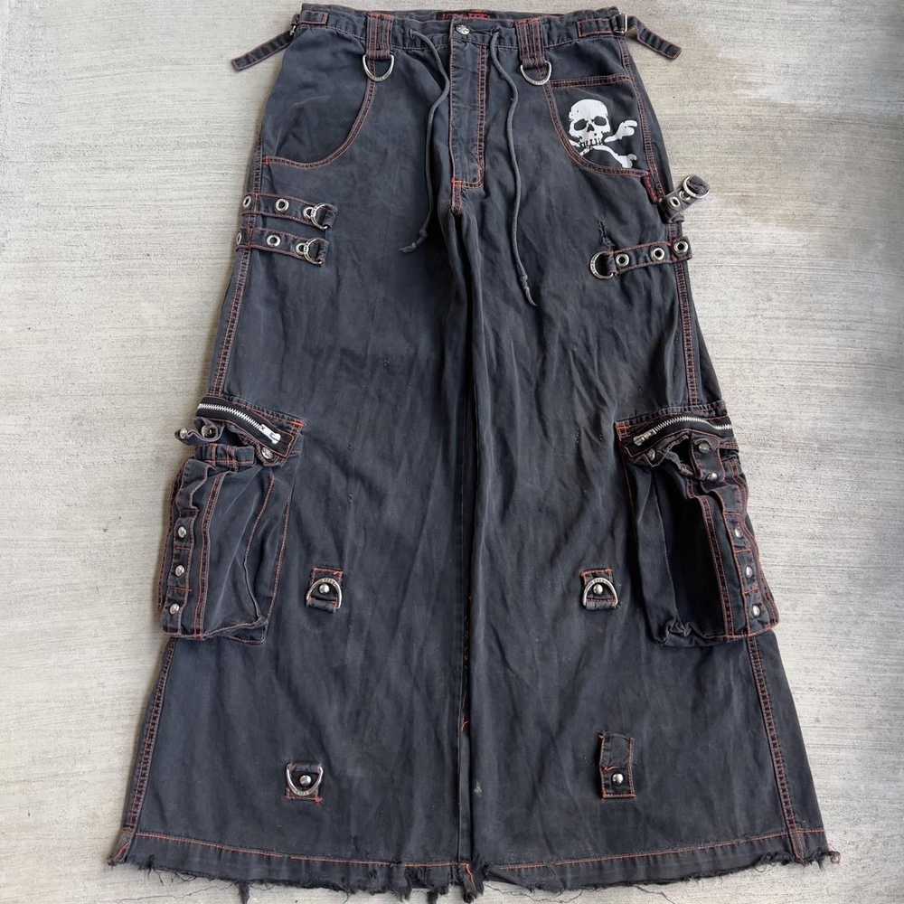 Tripp Nyc Vintage Y2K Tripp NYC Skull Raver Pants - image 3