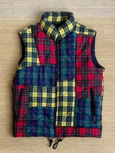 Comme des Garcons Shirt Patchwork Tartan Plaid Puf