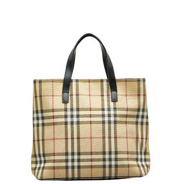 Burberry Burberry Burberry Nova Check PVC Leather… - image 1