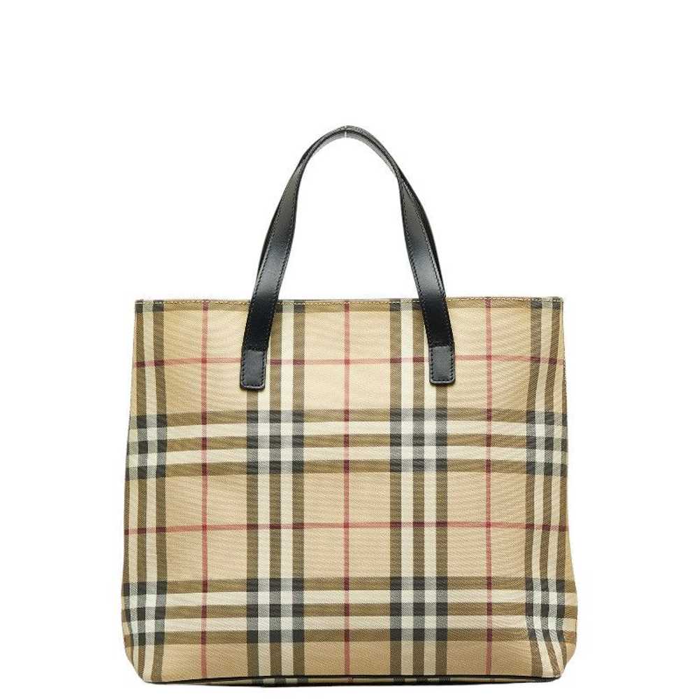 Burberry Burberry Burberry Nova Check PVC Leather… - image 3