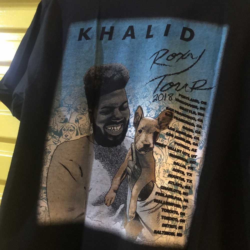 Rap Tees 2018 Khalid Tour American Teen - image 4