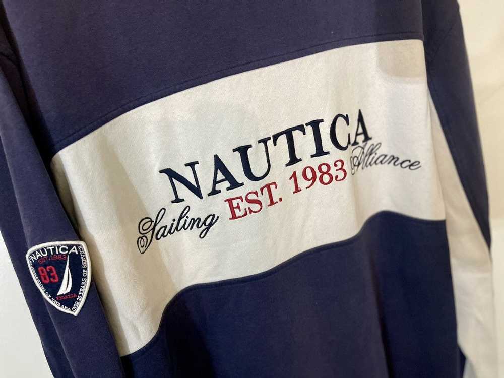 Nautica × Streetwear × Vintage 90s Nautica Zipup … - image 10