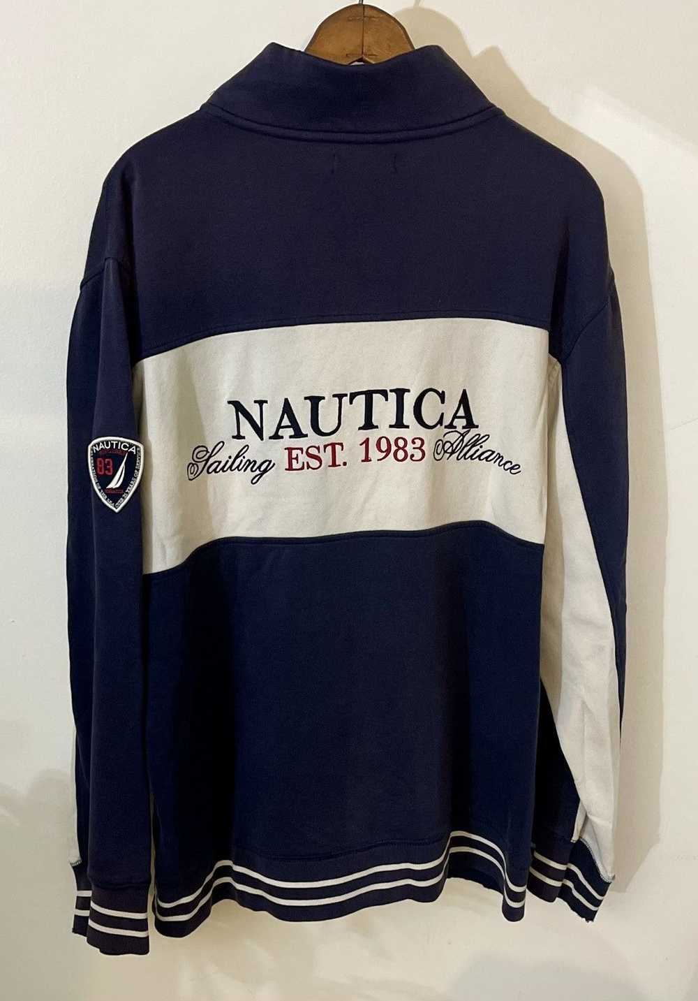 Nautica × Streetwear × Vintage 90s Nautica Zipup … - image 9